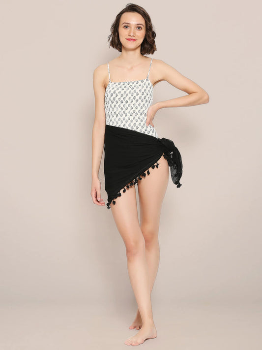 black sarong