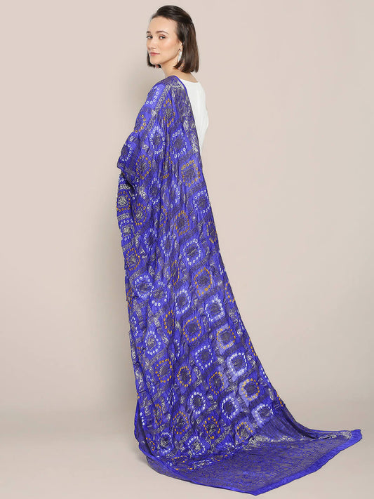 Blue Banarasi Gharchola