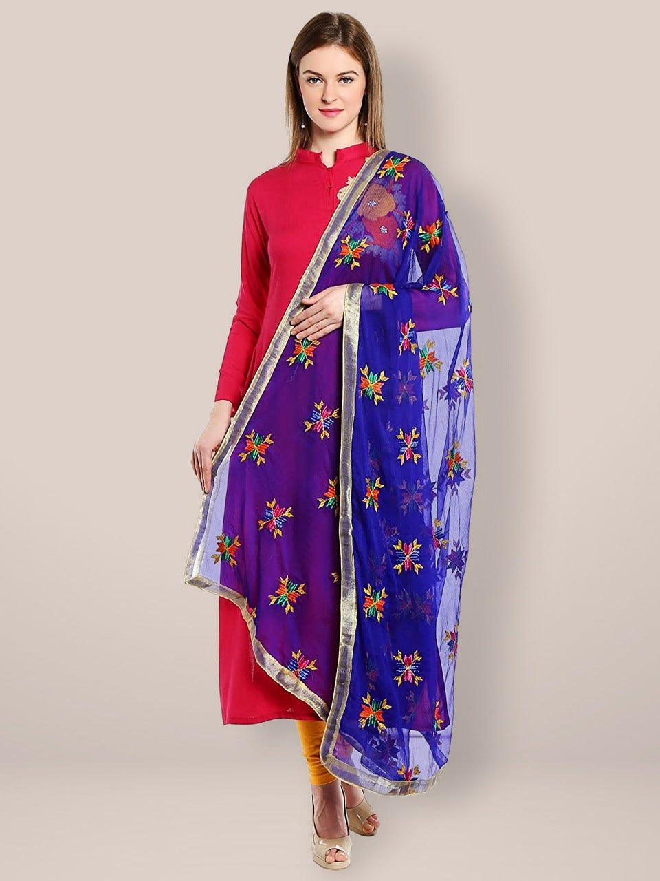 fulkari dupatta for women