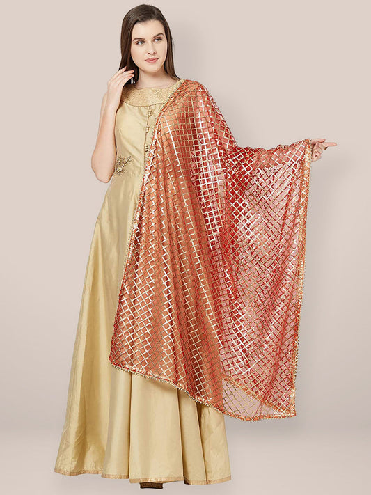 Embellished Net Dupatta. freeshipping - Dupatta Bazaar