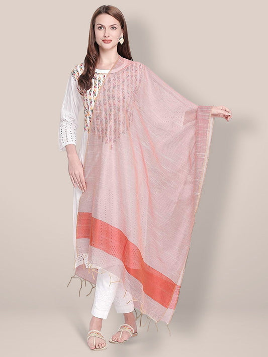 Blended Silk Maroon Dupatta. freeshipping - Dupatta Bazaar