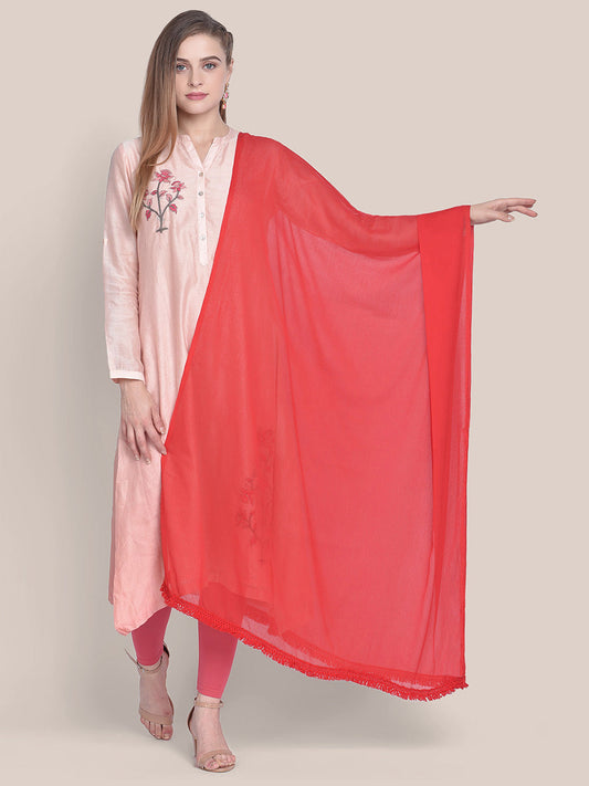 Red Chiffon Dupatta . freeshipping - Dupatta Bazaar