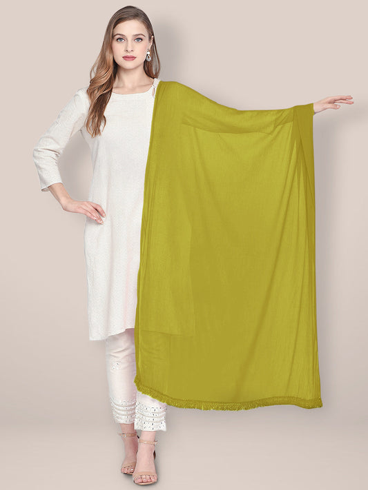 Olive Green Chiffon Dupatta. freeshipping - Dupatta Bazaar