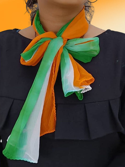 Tri Colour/Tiranga Stole/Scarf for Kids, Women & Men