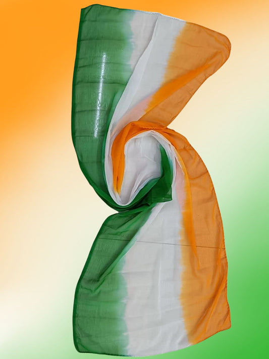 Tri Colour/Tiranga Stole/Scarf for Kids, Women & Men