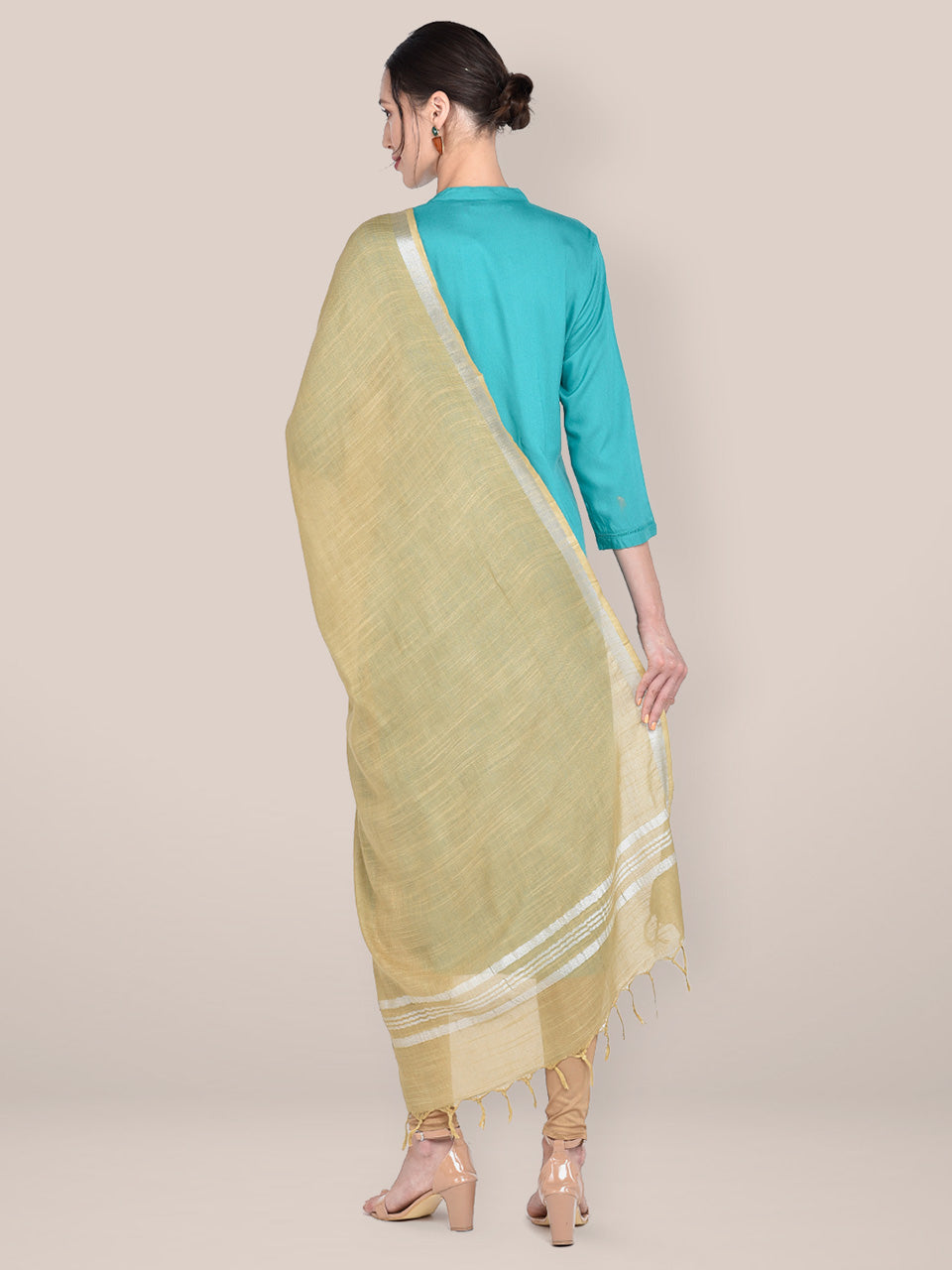 Plain Linen Multipurpose Dupatta freeshipping - Dupatta Bazaar