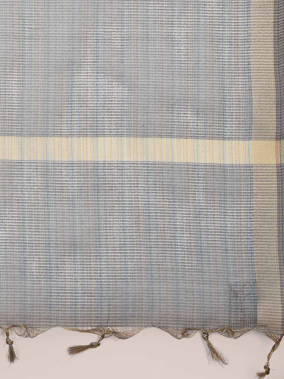 Blended Silk Dupatta in Silver Grey freeshipping - Dupatta Bazaar