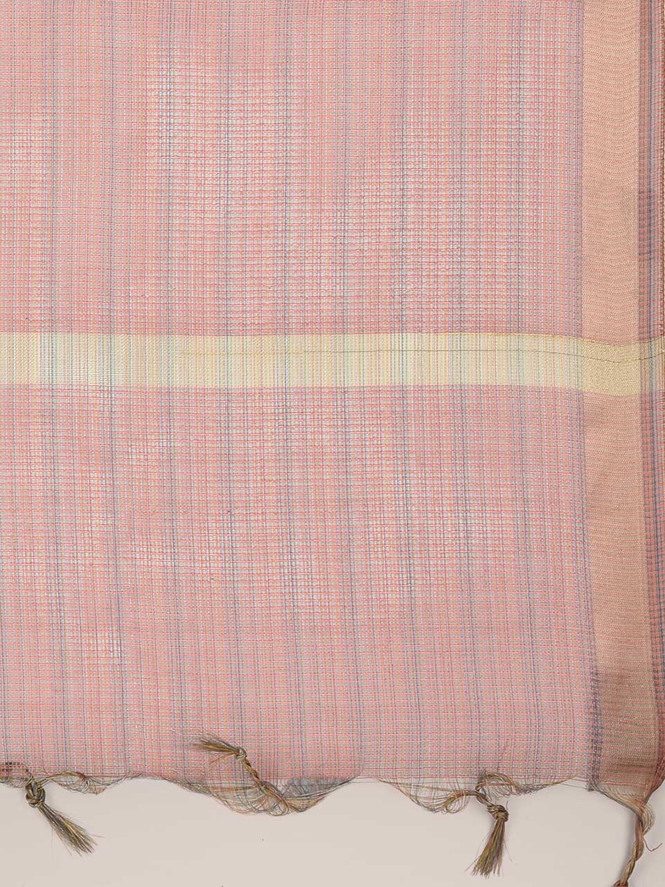 Blended Silk Dupatta in Soft Red freeshipping - Dupatta Bazaar