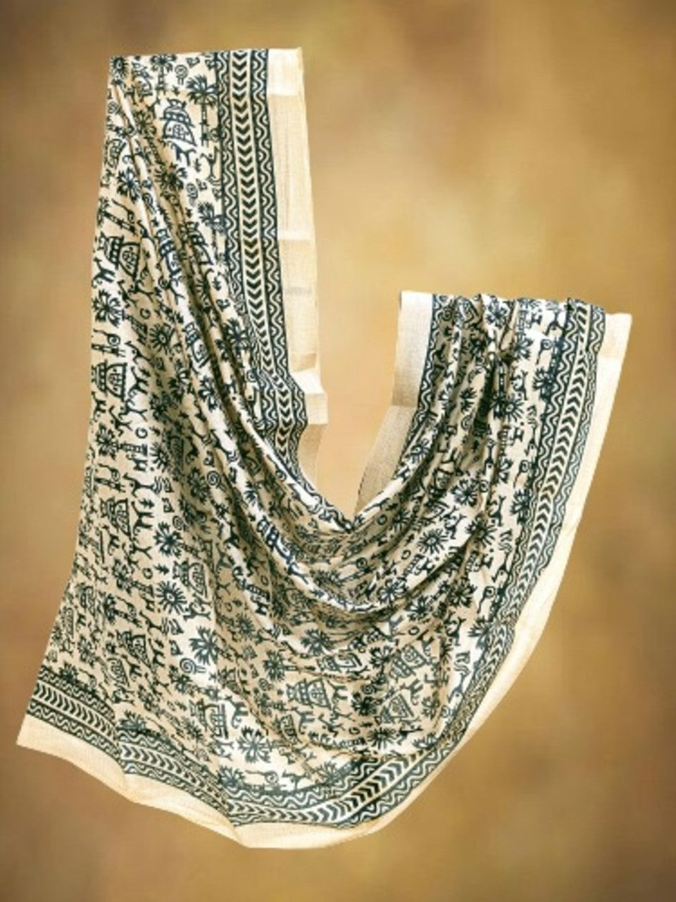 Warli Print Dupatta