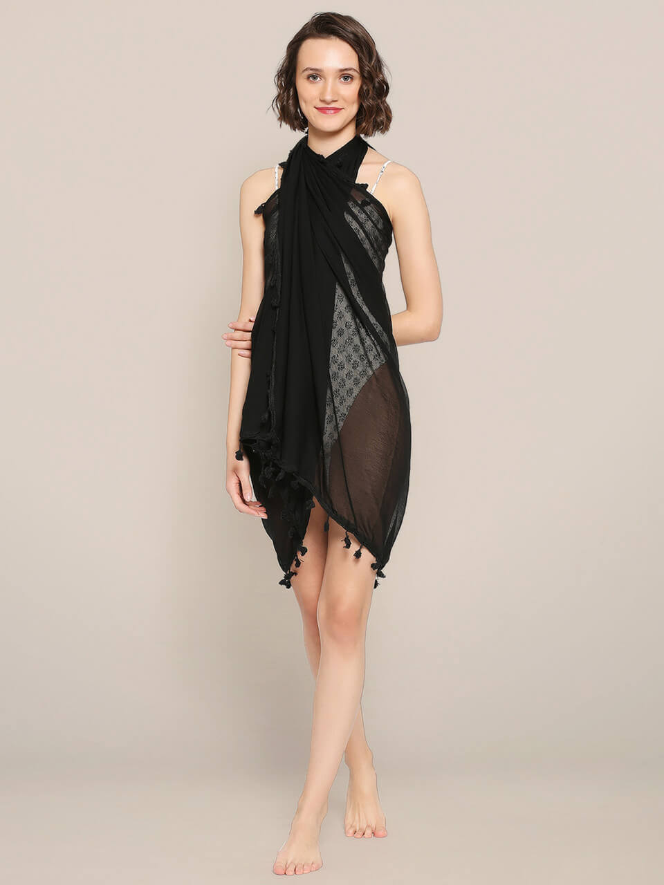 black sarong