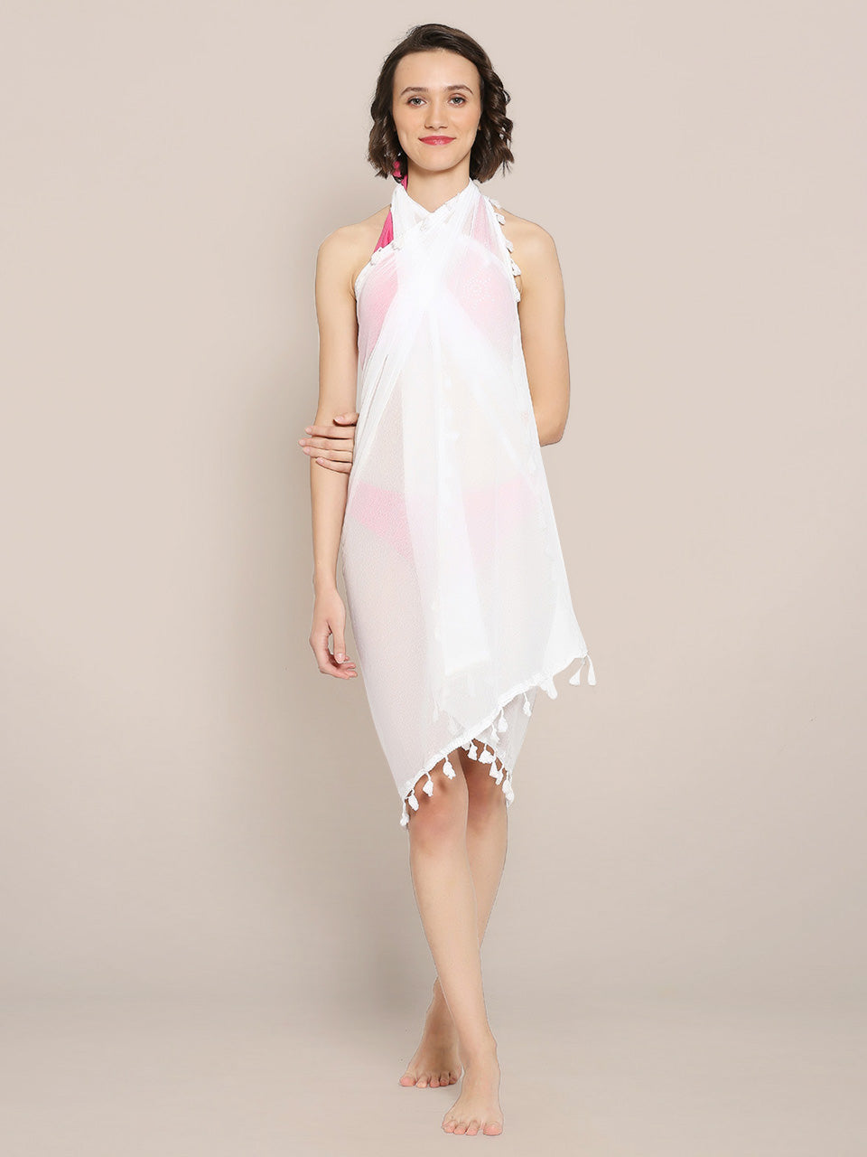 white sarong