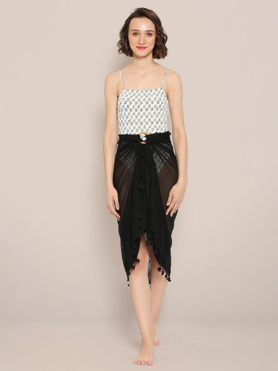 black sarong
