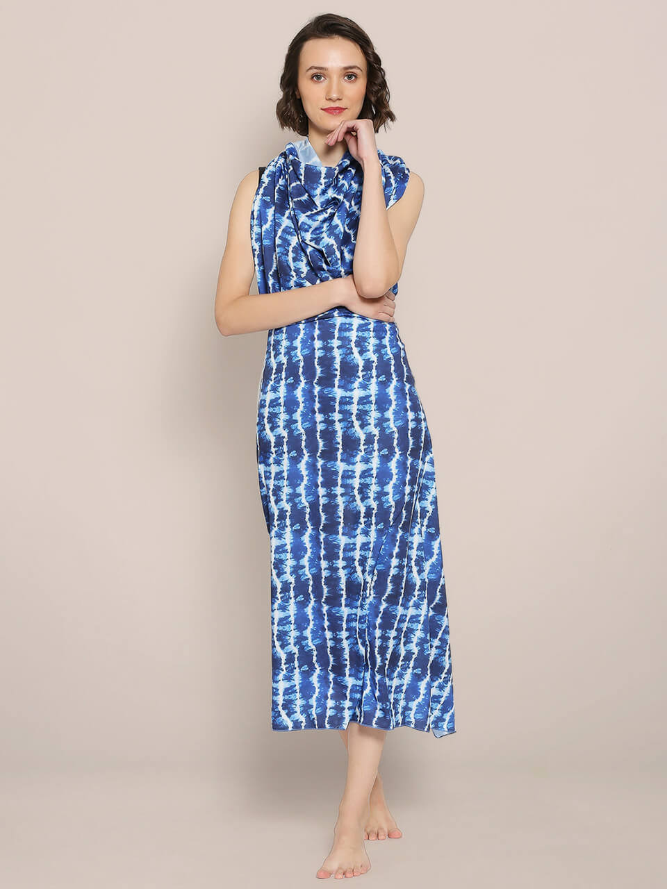 satin sarong