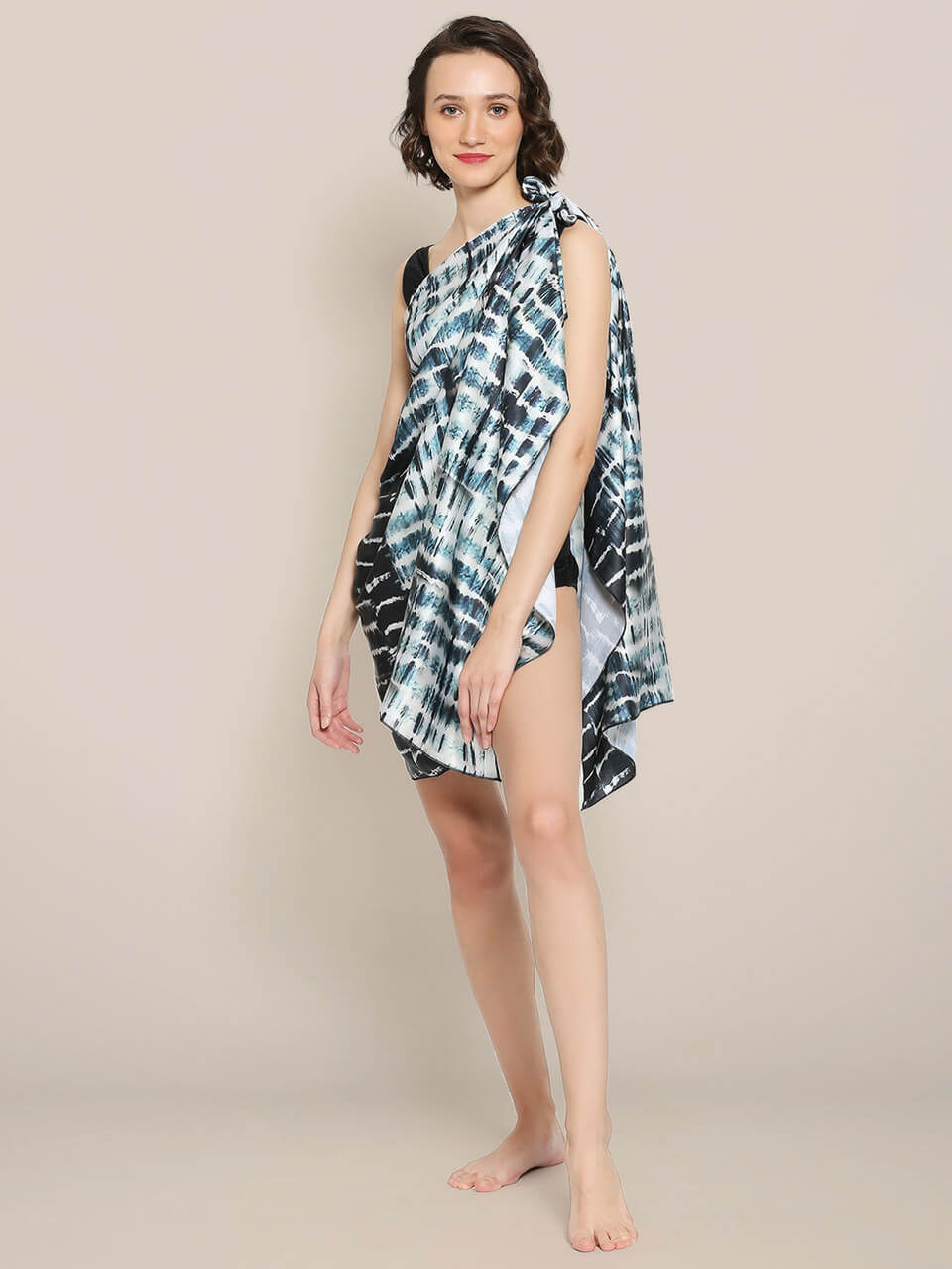 satin sarong