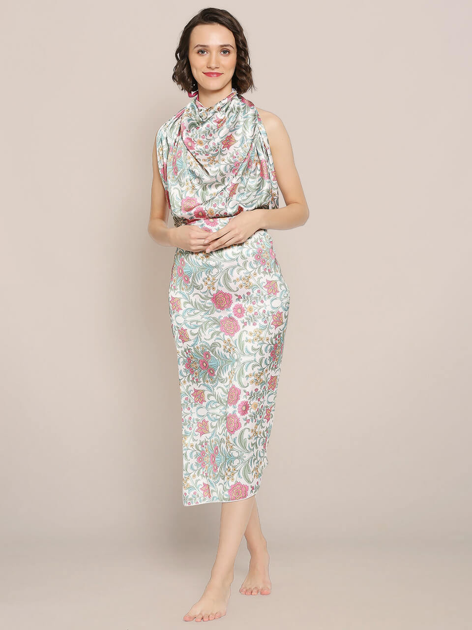 satin sarong