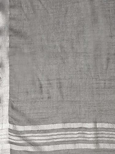 Men's Grey Linen Dupatta freeshipping - Dupatta Bazaar