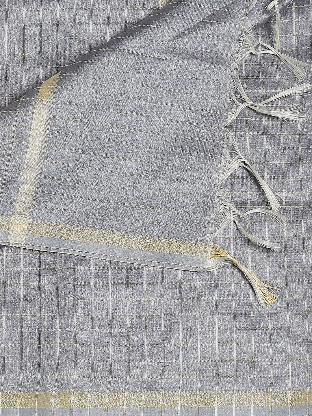Checkered Cotton Silk Dupatta freeshipping - Dupatta Bazaar