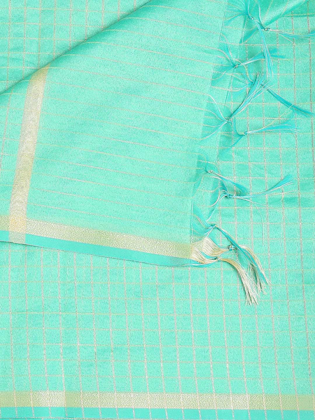 Sea Green Cotton Silk Dupatta