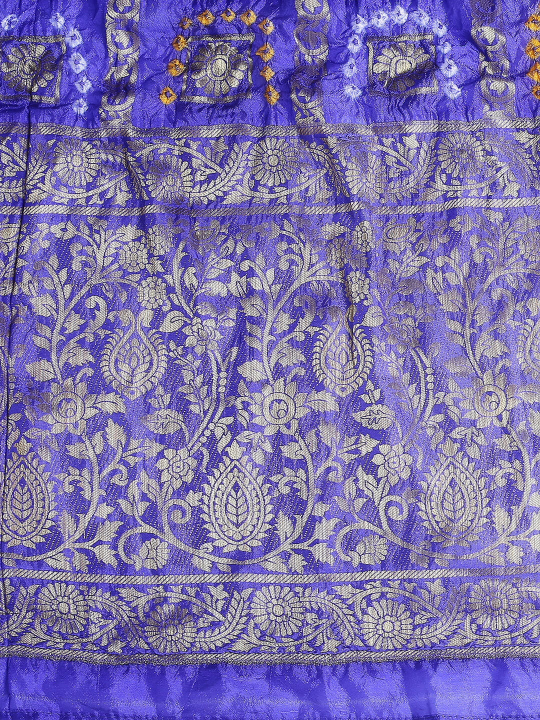 Blue Banarasi Gharchola