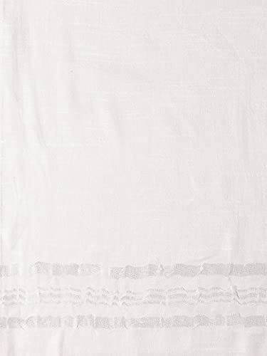 Men's Off White Linen Dupatta freeshipping - Dupatta Bazaar