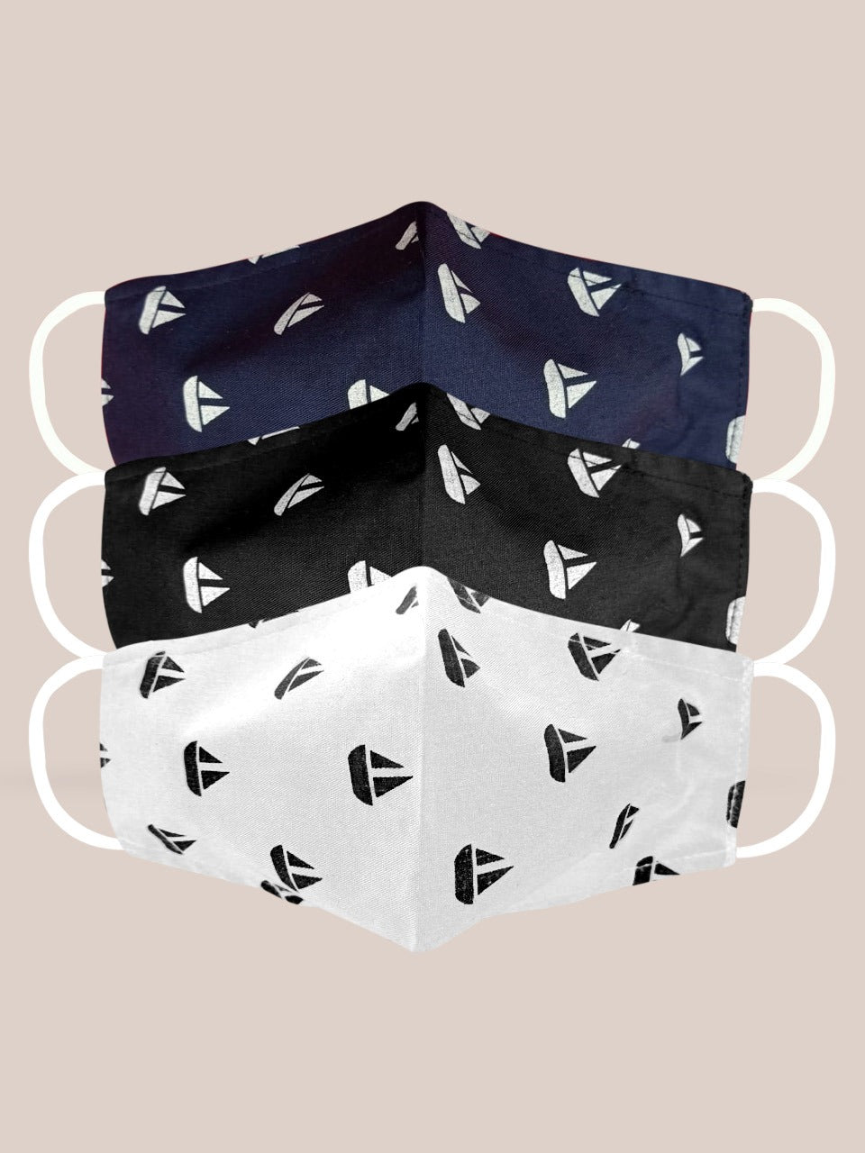 Reusable Printed Fashion Cotton 2 Layer Face Mask (Pack of 6) freeshipping - Dupatta Bazaar