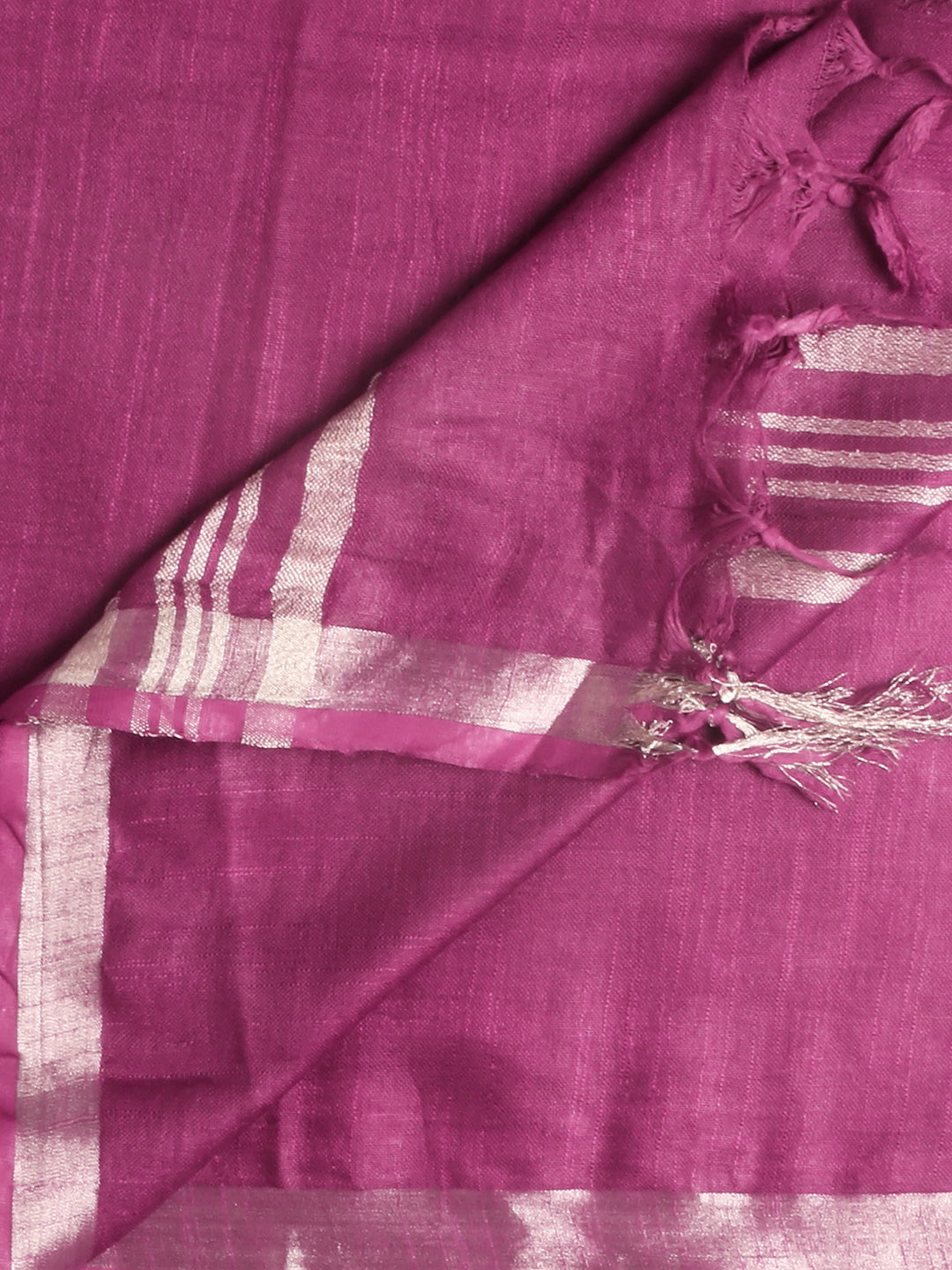 Plain Linen Multipurpose Purple Dupatta freeshipping - Dupatta Bazaar