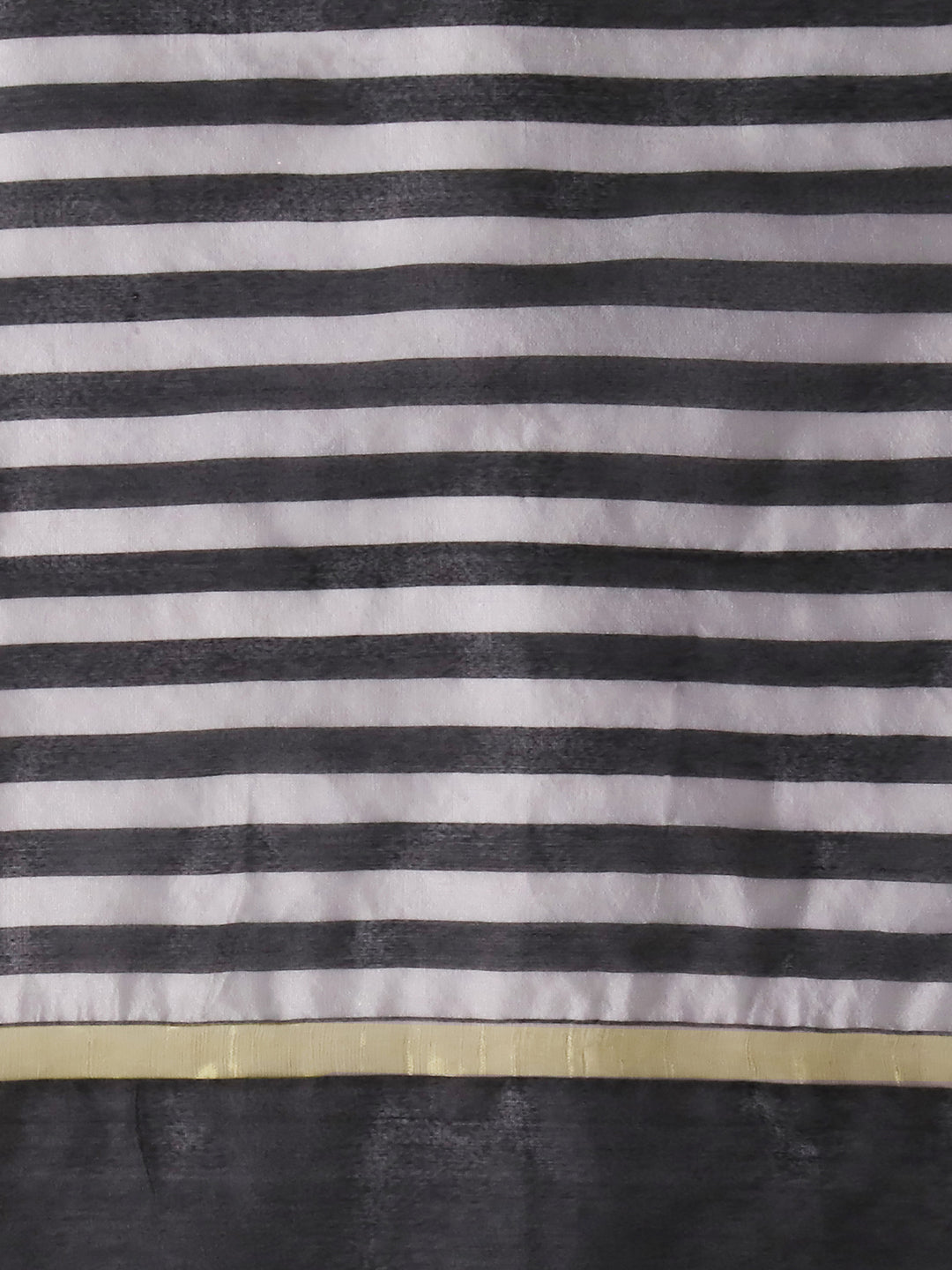 Blended Silk Dupatta with Black and Silver stripes freeshipping - Dupatta Bazaar