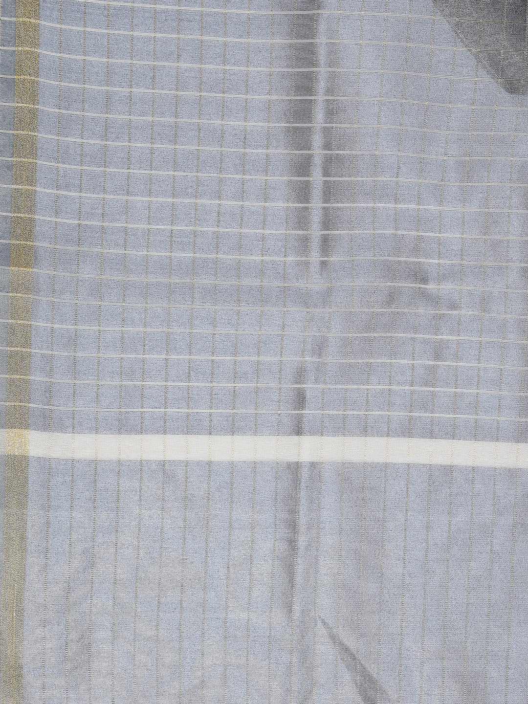 Checkered Cotton Silk Dupatta freeshipping - Dupatta Bazaar