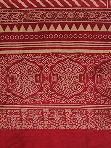 Men's Printed Ajrakh Stole freeshipping - Dupatta Bazaar