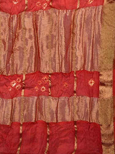 Men's Multicolour Bandhini Dupatta freeshipping - Dupatta Bazaar