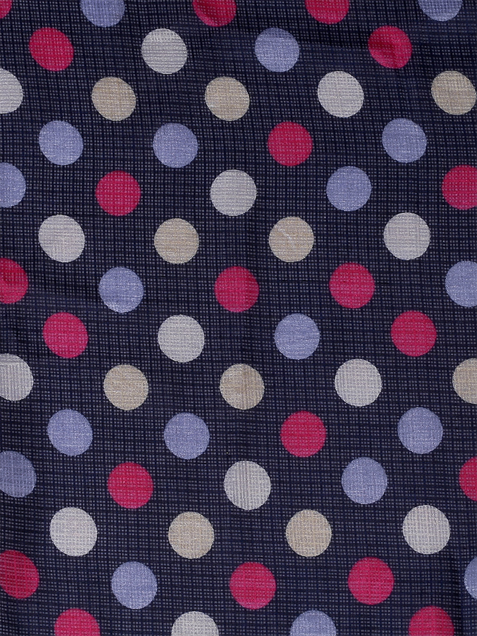 Polka Digital Printed Navy Blue & Pink Kota Doria Dupatta freeshipping - Dupatta Bazaar