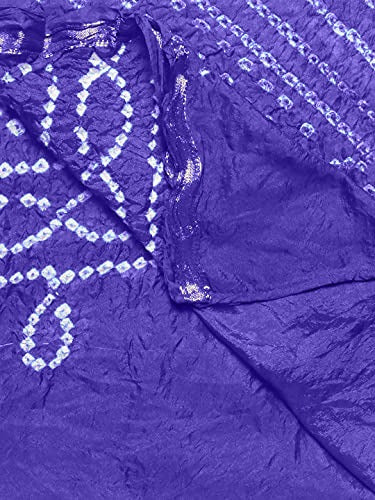 Men's Blue Bandhini Dupatta freeshipping - Dupatta Bazaar