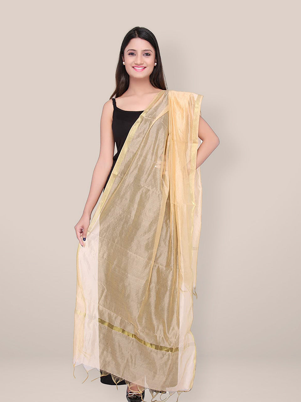 Dupatta Bazaar Woman's Combo Of 3 Silk Dupattas freeshipping - Dupatta Bazaar