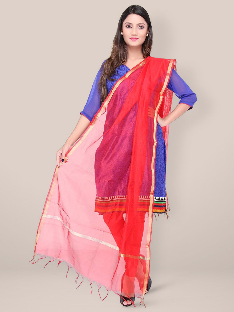 Silk Dupatta Combo Offer (3 Dupattas) freeshipping - Dupatta Bazaar