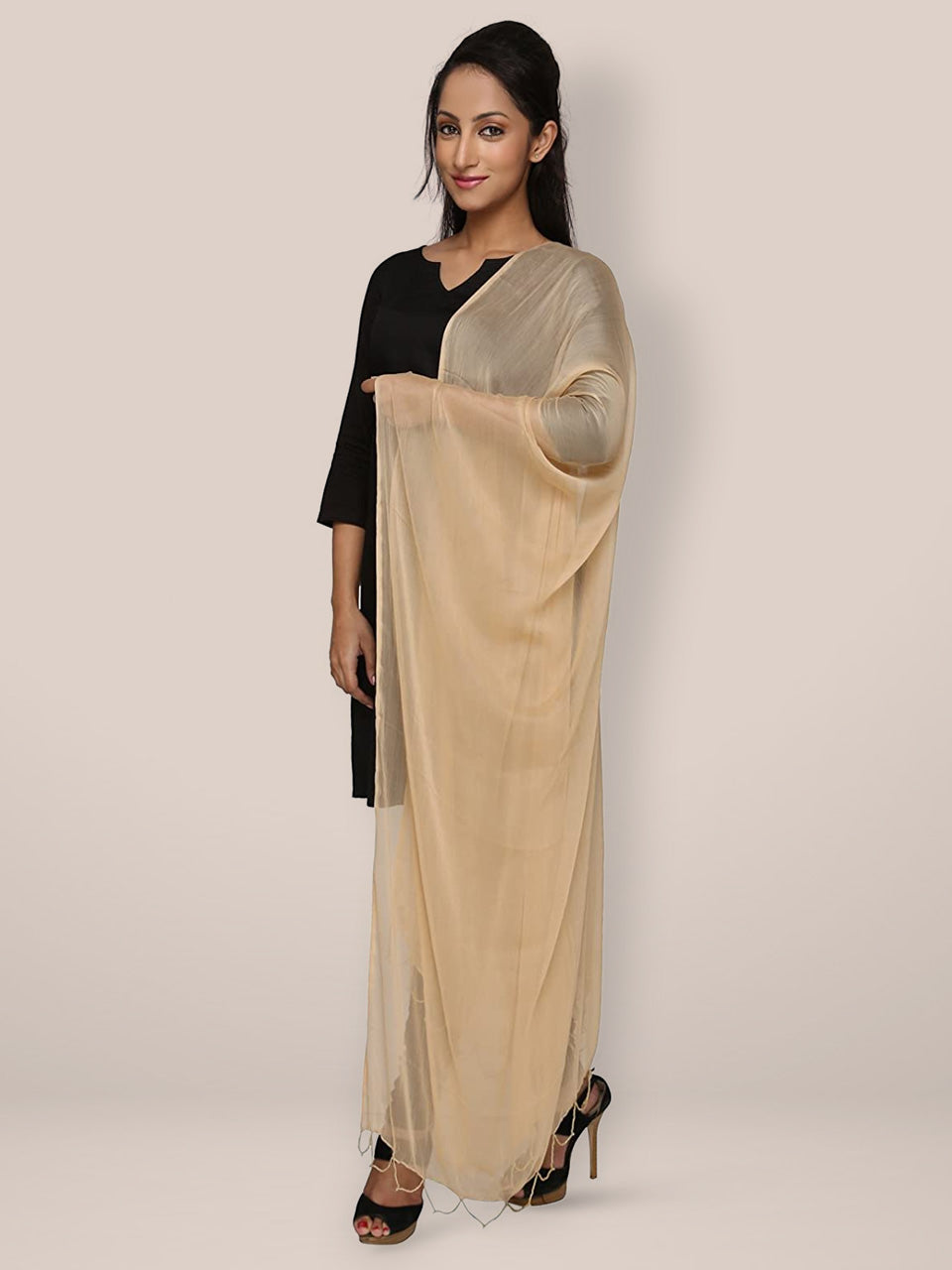Dupatta combo pack of 3 Chiffon Dupattas freeshipping - Dupatta Bazaar