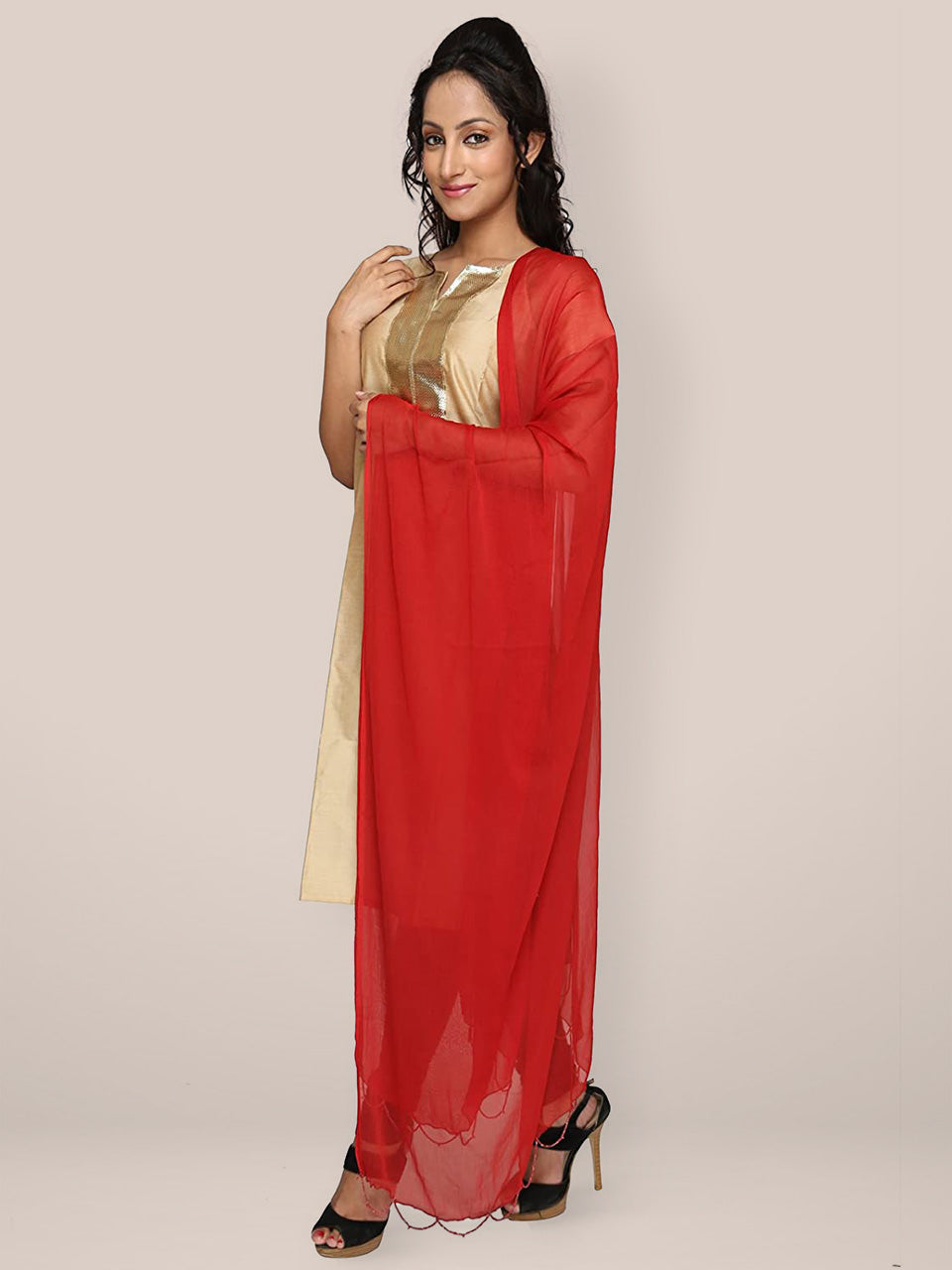 Dupatta combo pack of 3 Chiffon Dupattas freeshipping - Dupatta Bazaar