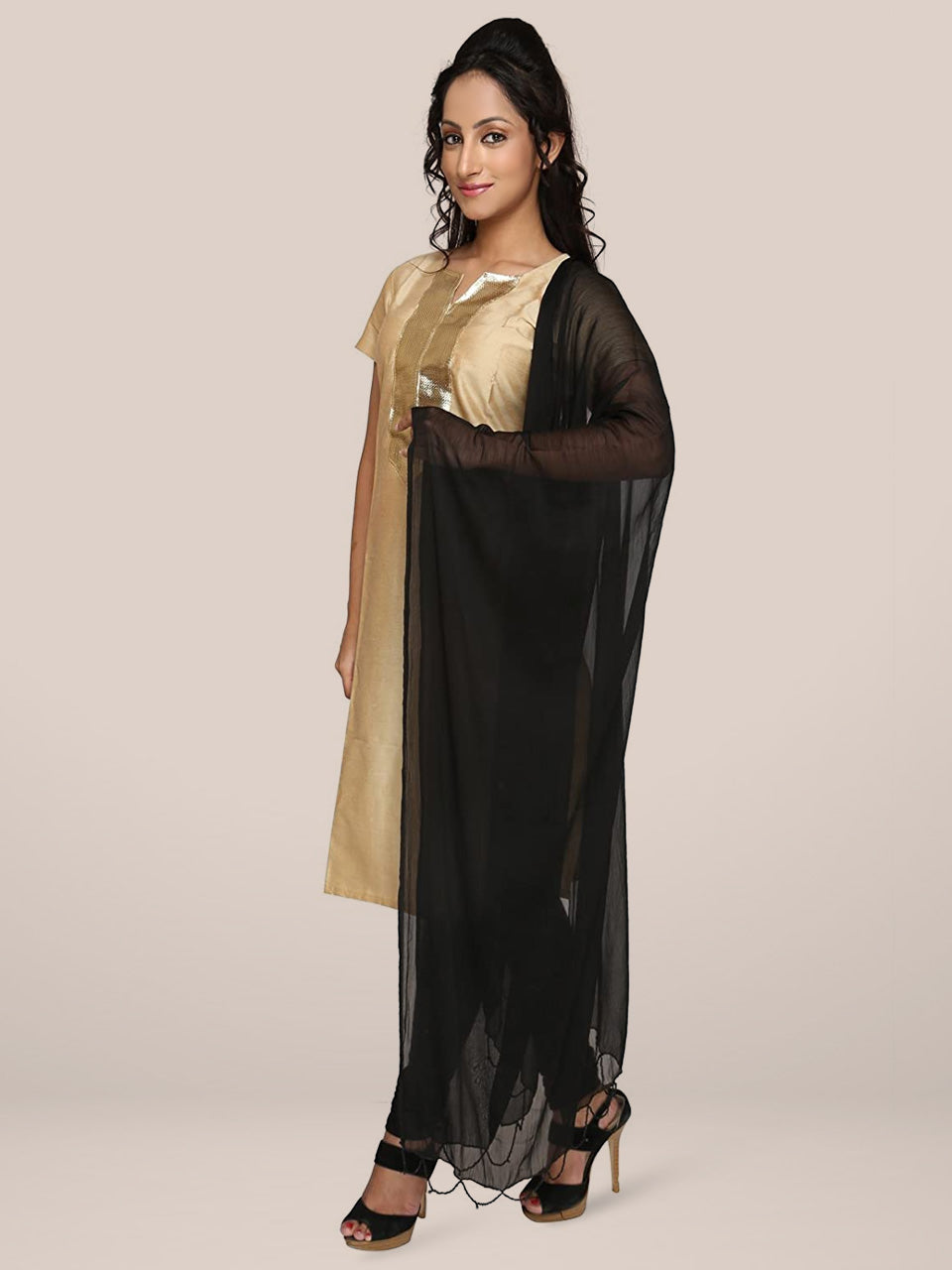Dupatta combo pack of 3 Chiffon Dupattas freeshipping - Dupatta Bazaar