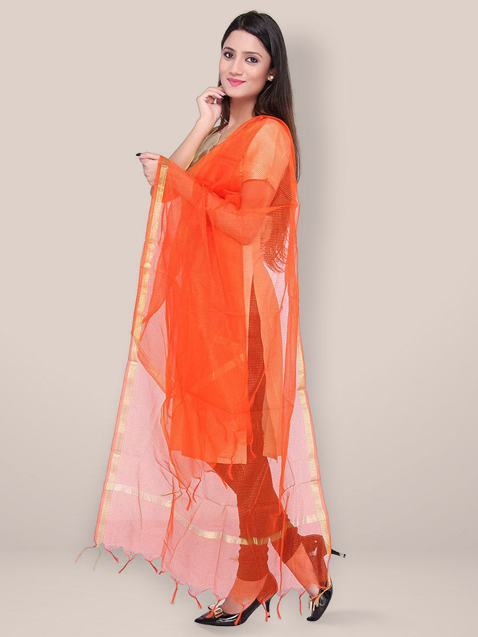 Combo pack of 2 Blended Silk dupattas freeshipping - Dupatta Bazaar