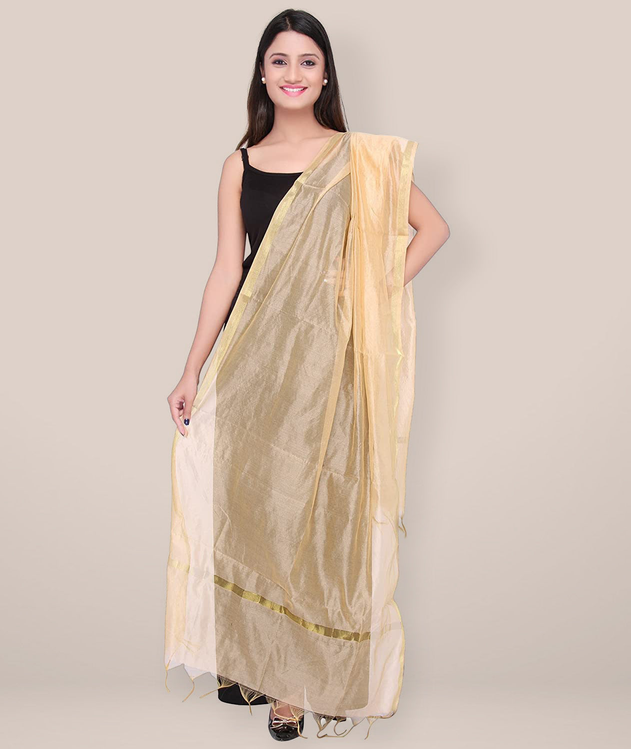 Combo pack of 2 Blended Silk dupattas freeshipping - Dupatta Bazaar