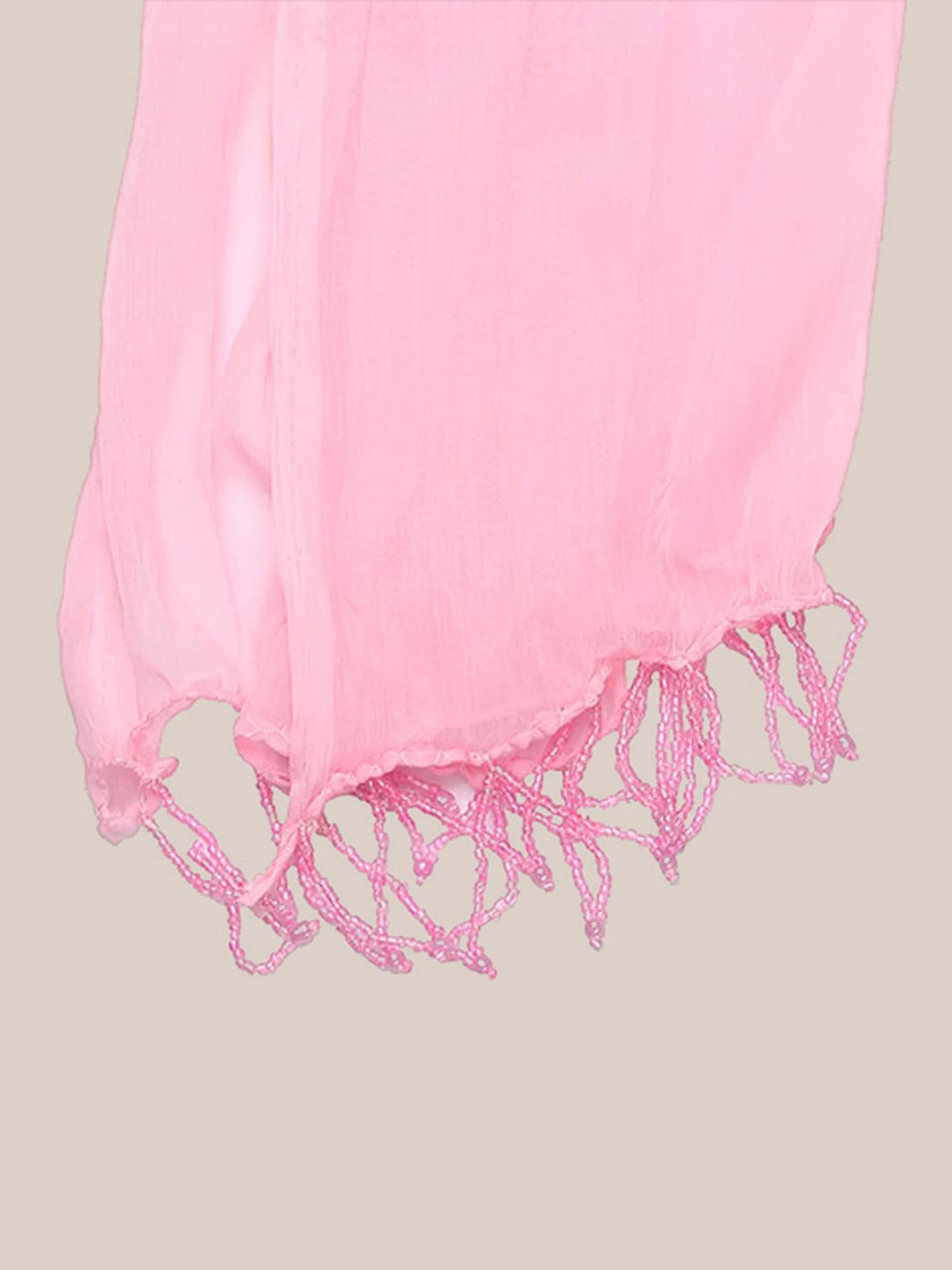 Pink Chiffon Dupatta freeshipping - Dupatta Bazaar