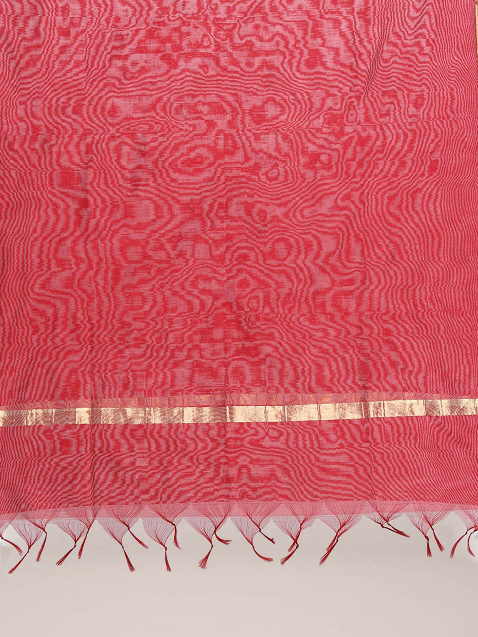 Maroon Silk Dupatta with golden border freeshipping - Dupatta Bazaar