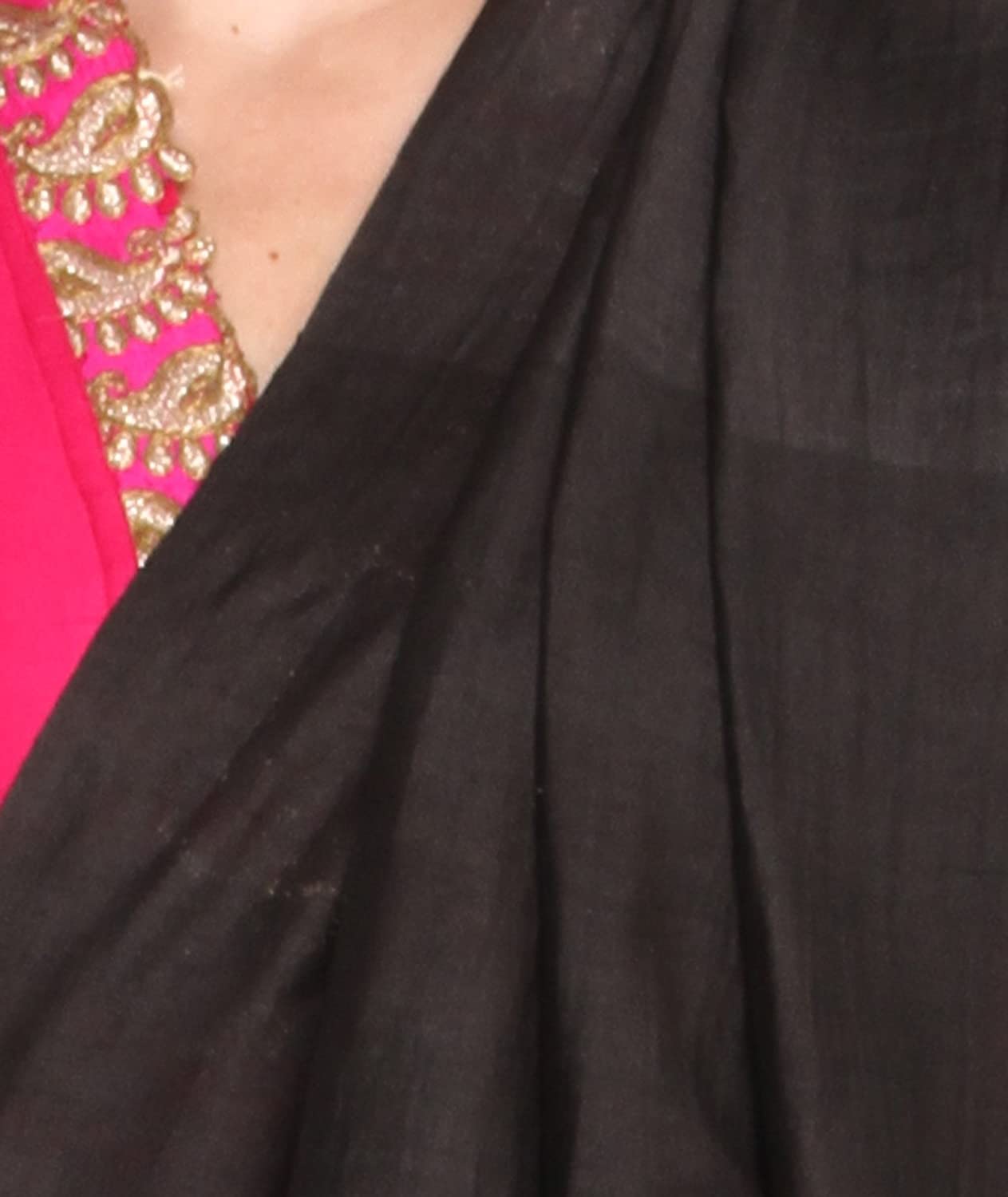 Black Silk  Solid Dupatta freeshipping - Dupatta Bazaar