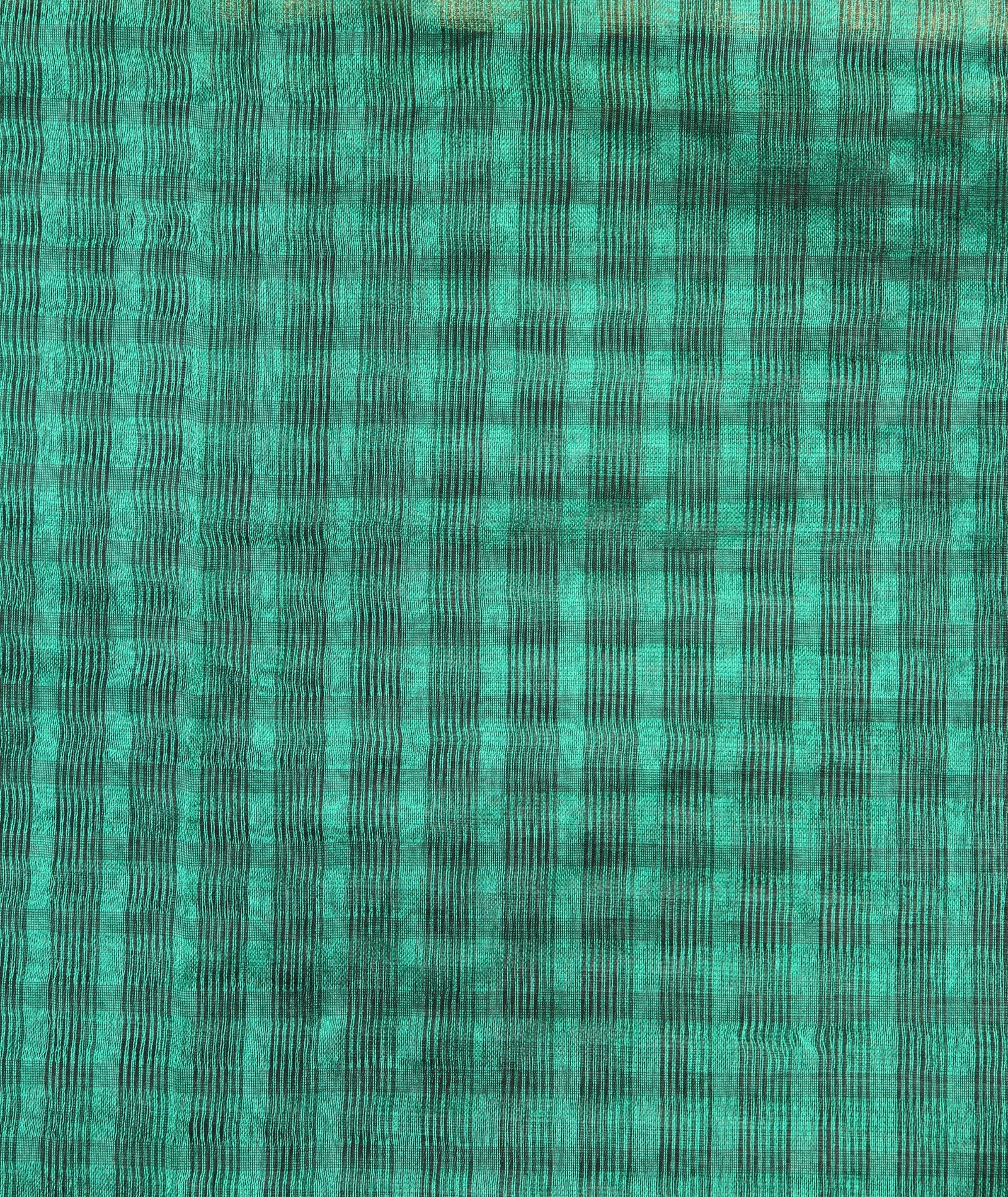 Green Silk Checkered Dupatta - Dupatta Bazaar