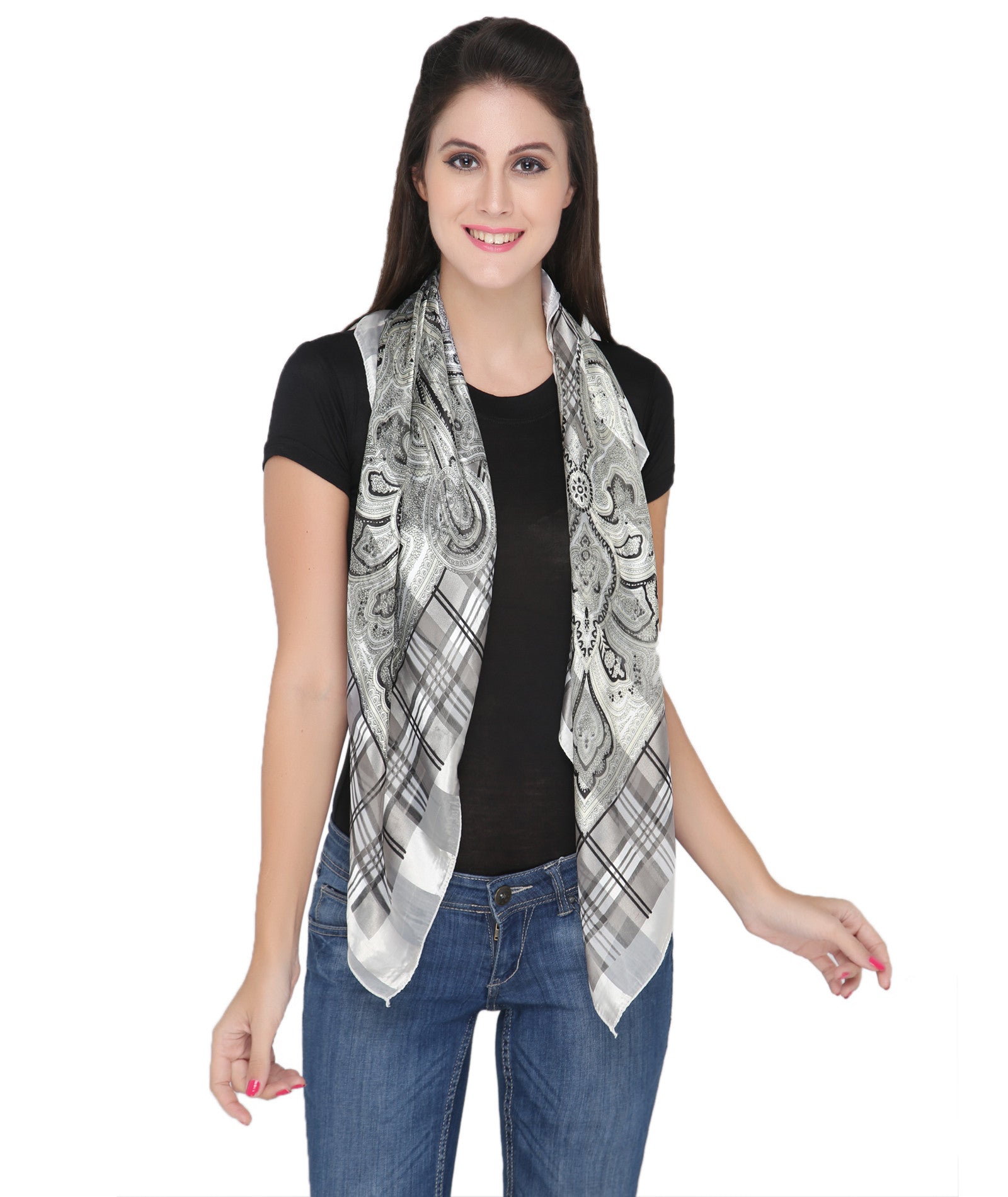 Stunning Polysilk Scarve - Dupatta Bazaar