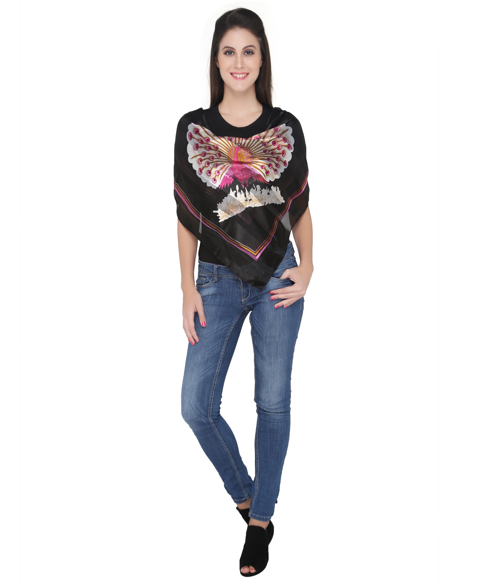 Stunning Polysilk Scarve - Dupatta Bazaar