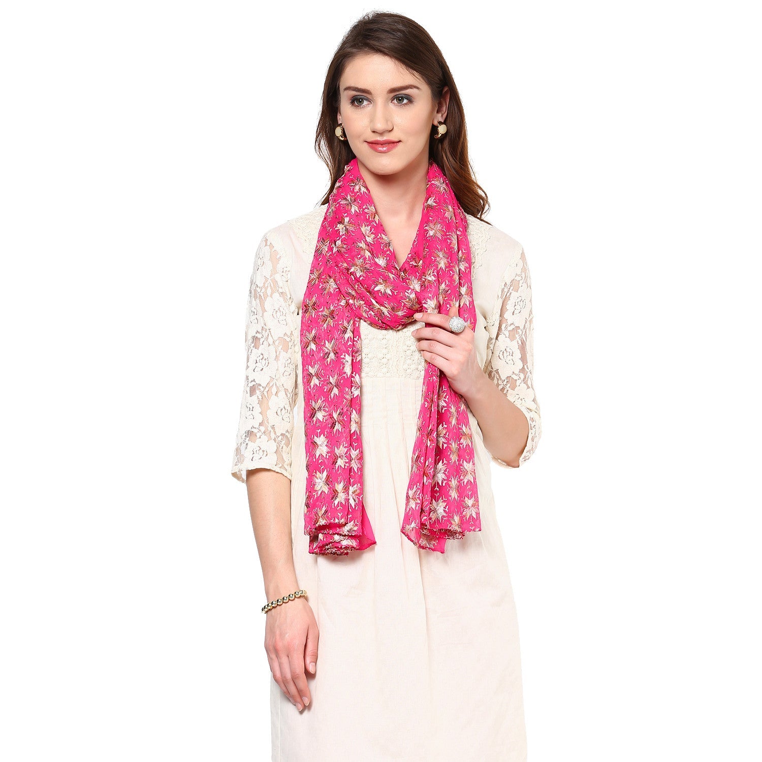 Phulkari Chiffon Dupatta - Dupatta Bazaar