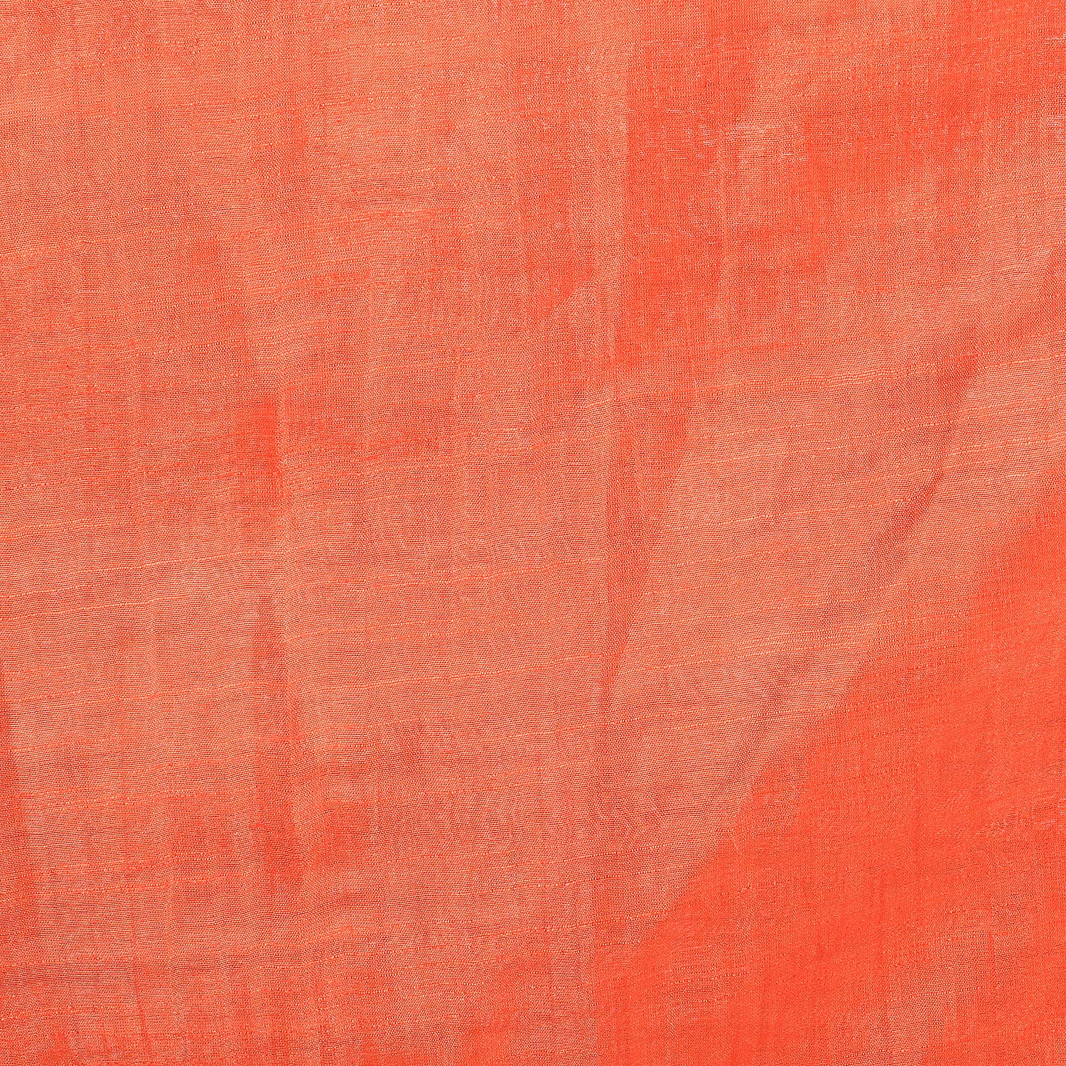 Orange Cotton Silk Dupatta freeshipping - Dupatta Bazaar
