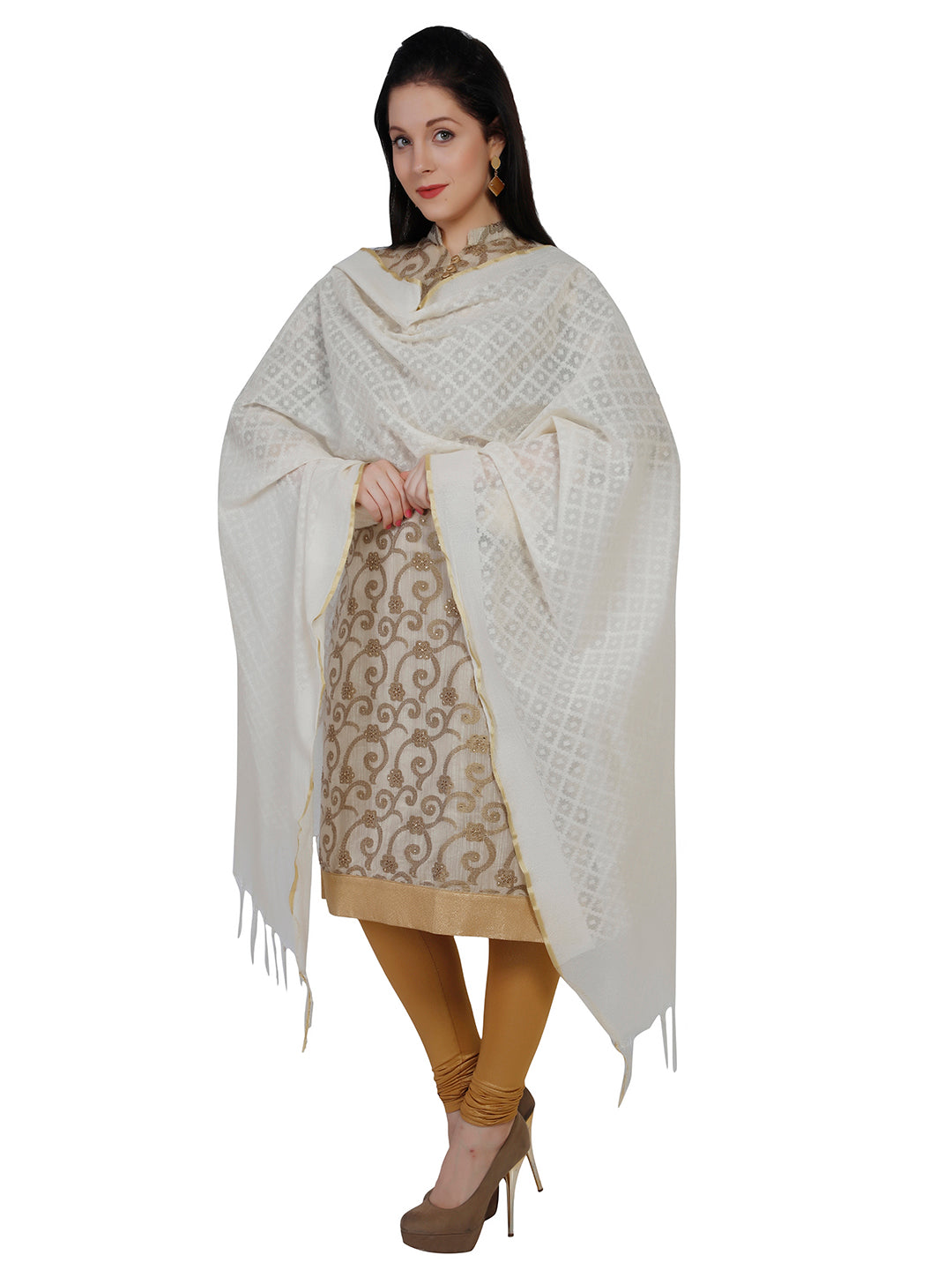 Pure Cotton Handloom Dupatta - Dupatta Bazaar