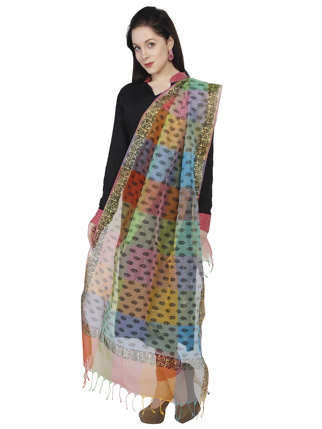 Dupatta Bazaar Woman's Cotton Silk Dupatta - Dupatta Bazaar