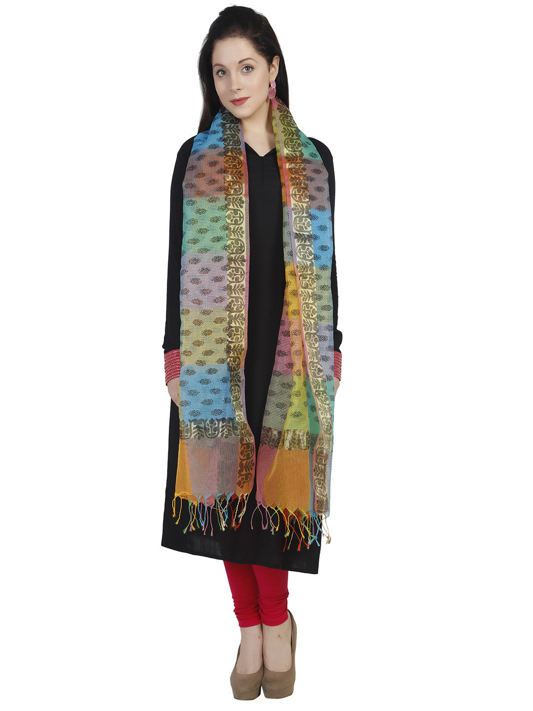Dupatta Bazaar Woman's Cotton Silk Dupatta - Dupatta Bazaar
